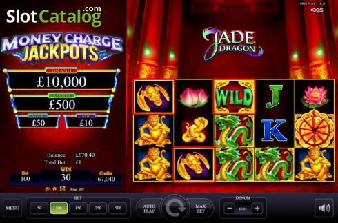 Οθόνη5. Jade Dragon (AGS) Κουλοχέρης