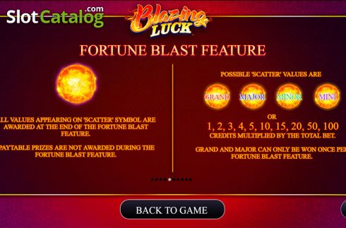 Οθόνη5. Blazing Luck (AGS) Κουλοχέρης