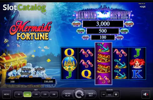 Οθόνη2. Mermaids Fortune (AGS) Κουλοχέρης