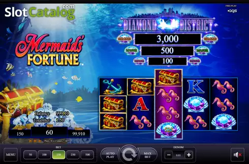Οθόνη3. Mermaids Fortune (AGS) Κουλοχέρης