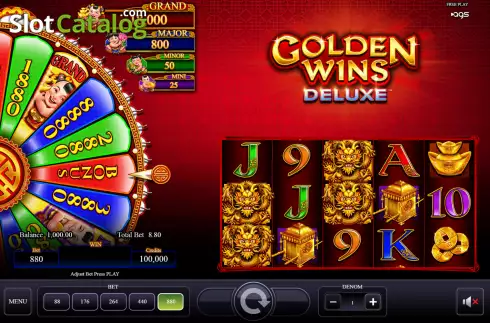 Οθόνη2. Golden Wins Deluxe Κουλοχέρης