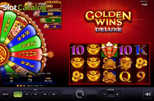 Οθόνη3. Golden Wins Deluxe Κουλοχέρης