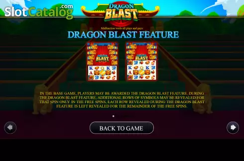 Οθόνη5. Dragon Blast (AGS) Κουλοχέρης