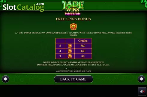 Οθόνη6. Jade Wins Deluxe Κουλοχέρης
