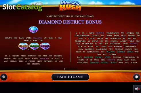 Οθόνη5. Diamond Rush (AGS) Κουλοχέρης