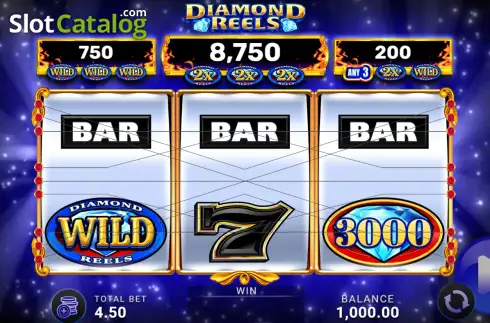 Οθόνη2. Diamond Reels (AGS) Κουλοχέρης