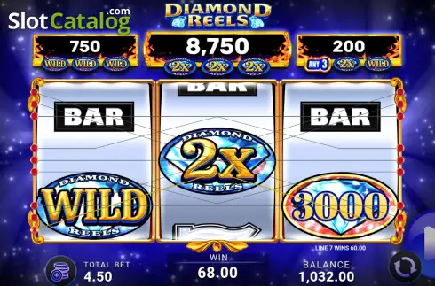 Οθόνη3. Diamond Reels (AGS) Κουλοχέρης