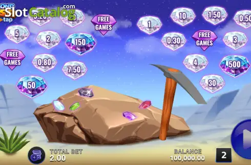 Οθόνη2. Diamond Rush UltraTap Κουλοχέρης