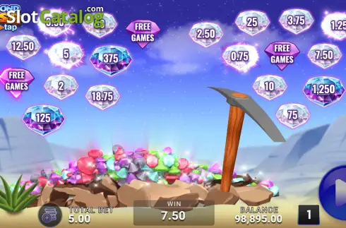 Οθόνη3. Diamond Rush UltraTap Κουλοχέρης