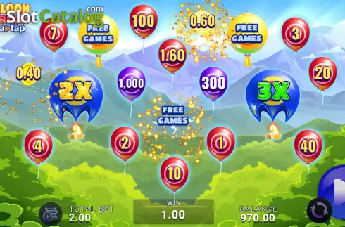 Οθόνη3. Balloon Strike UltraTap Κουλοχέρης