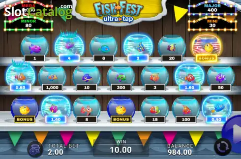 Οθόνη3. Fish Fest UltraTap Κουλοχέρης