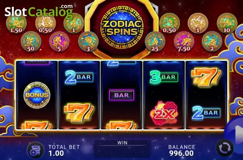 Οθόνη2. Zodiac Spins Κουλοχέρης