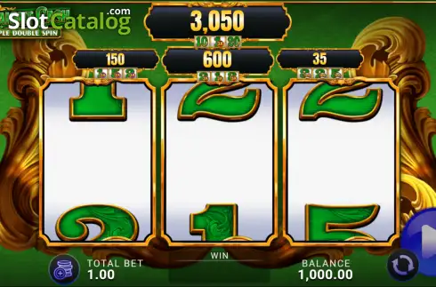 Οθόνη2. Straight Cash Triple Double Spin Κουλοχέρης