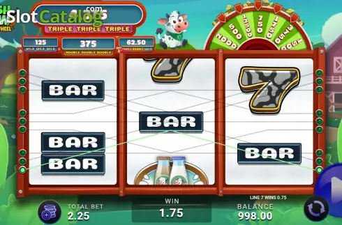 Οθόνη3. Cash Cow Bonus Wheel Κουλοχέρης