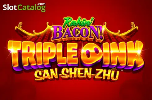 Rakin' Bacon Triple Oink San Shen Zhu Λογότυπο Rakin' Bacon Triple Oink San Shen Zhu Λογότυπο