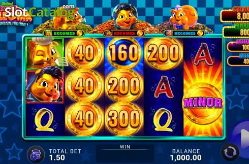 Οθόνη2. Rakin' Bacon Triple Oink Soda Fountain Fortunes Κουλοχέρης
