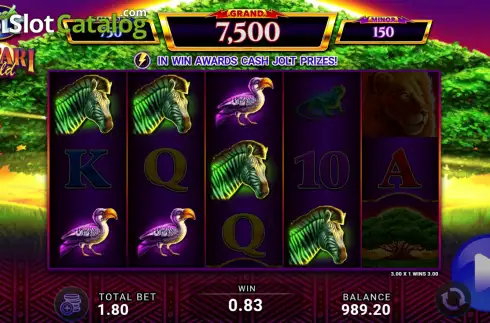 Οθόνη3. Cash Jolt Safari Gold Κουλοχέρης