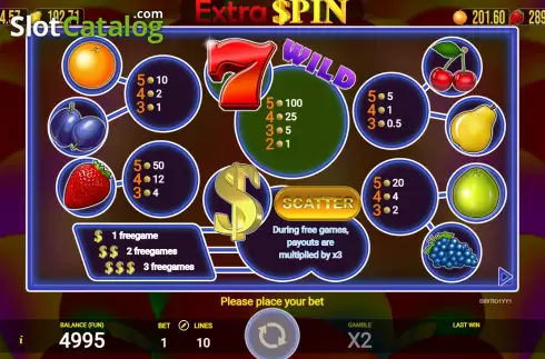 Οθόνη6. Extra Spin Κουλοχέρης