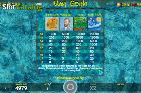 Οθόνη7. Van Gogh (AGT Software) Κουλοχέρης