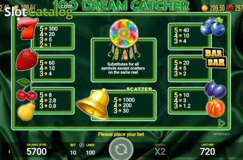 Οθόνη6. Dream Catcher 100 Κουλοχέρης