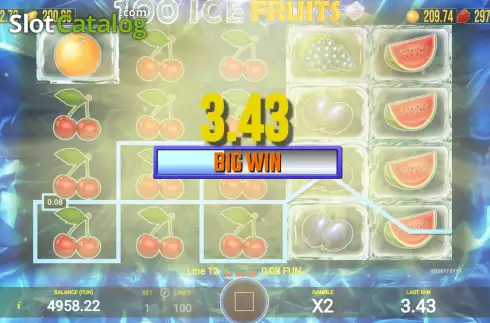 Οθόνη4. 100 Ice Fruits Κουλοχέρης