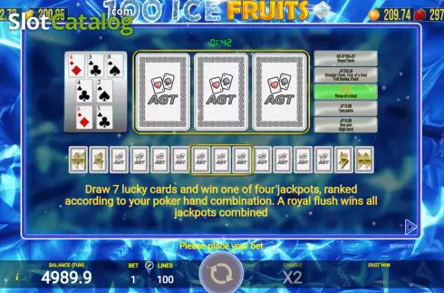 Οθόνη8. 100 Ice Fruits Κουλοχέρης