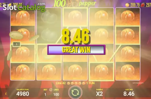 Οθόνη5. Hot Pepper 100 Κουλοχέρης