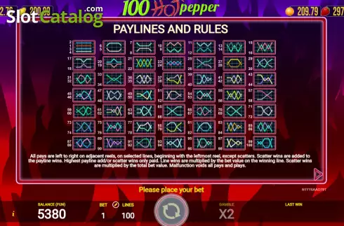 Οθόνη9. Hot Pepper 100 Κουλοχέρης