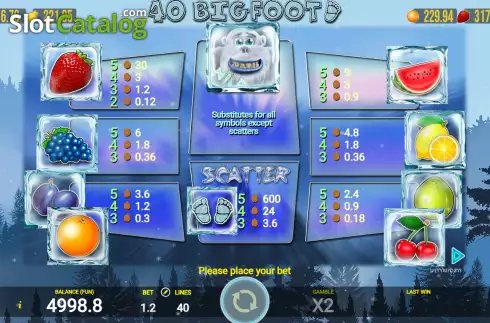 Οθόνη6. Big Foot 40 Κουλοχέρης