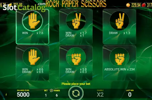 Οθόνη2. Rock Paper Scissors (AGT Software) Κουλοχέρης