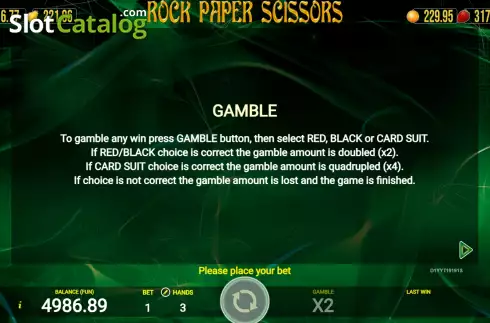 Οθόνη8. Rock Paper Scissors (AGT Software) Κουλοχέρης