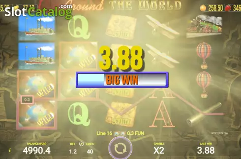 Οθόνη4. Around The World (AGT Software) Κουλοχέρης