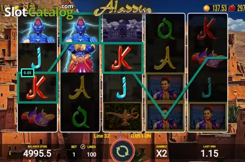 Οθόνη4. Aladdin (AGT Software) Κουλοχέρης