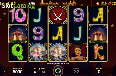 Οθόνη2. Arabian Nights (AGT Software) Κουλοχέρης