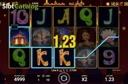 Οθόνη3. Arabian Nights (AGT Software) Κουλοχέρης