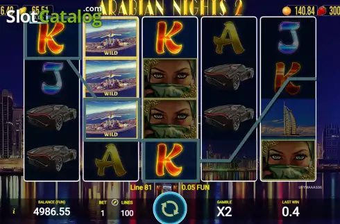 Οθόνη3. Arabian Nights 2 Κουλοχέρης