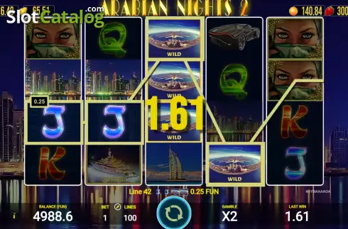 Οθόνη4. Arabian Nights 2 Κουλοχέρης