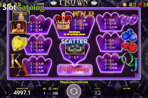 Οθόνη6. Crown (AGT Software) Κουλοχέρης