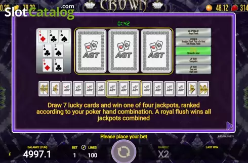Οθόνη8. Crown (AGT Software) Κουλοχέρης