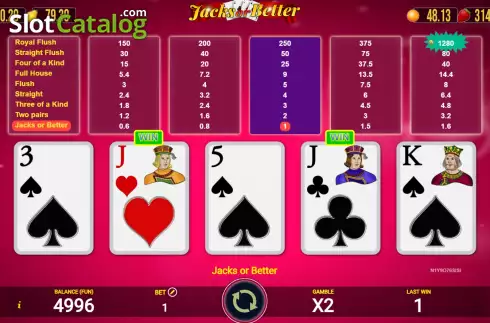 Οθόνη3. Jacks Or Better (AGT Software) Κουλοχέρης
