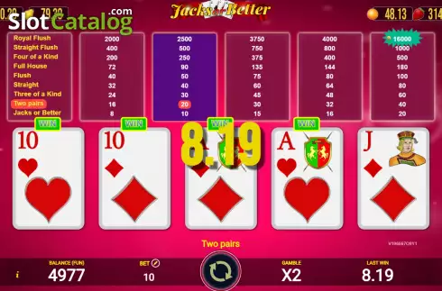 Οθόνη4. Jacks Or Better (AGT Software) Κουλοχέρης