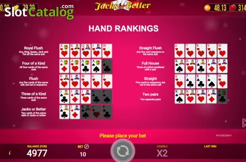 Οθόνη8. Jacks Or Better (AGT Software) Κουλοχέρης