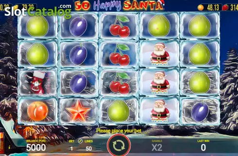 Οθόνη2. Happy Santa 50 Κουλοχέρης