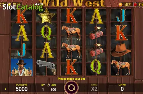 Οθόνη2. Wild West (AGT Software) Κουλοχέρης