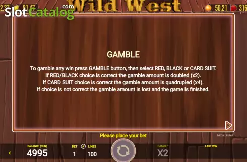 Οθόνη7. Wild West (AGT Software) Κουλοχέρης