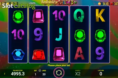 Οθόνη2. Infinity Gems Κουλοχέρης