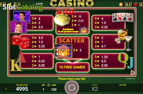 Οθόνη6. Casino (AGT Software) Κουλοχέρης