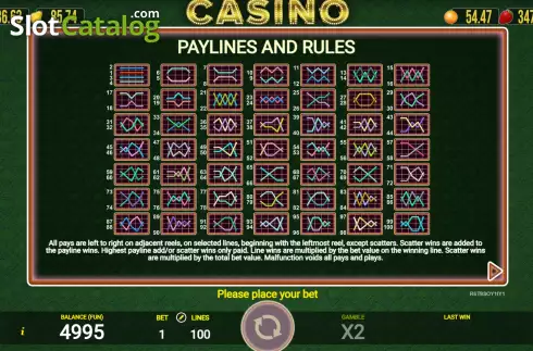 Οθόνη9. Casino (AGT Software) Κουλοχέρης