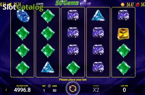Οθόνη2. Gems 50 Κουλοχέρης