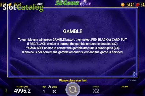 Οθόνη7. Gems 50 Κουλοχέρης